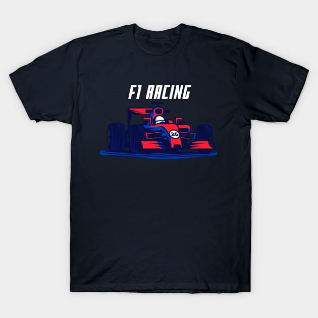 F1 RACING T-Shirt by MOTOSHIFT